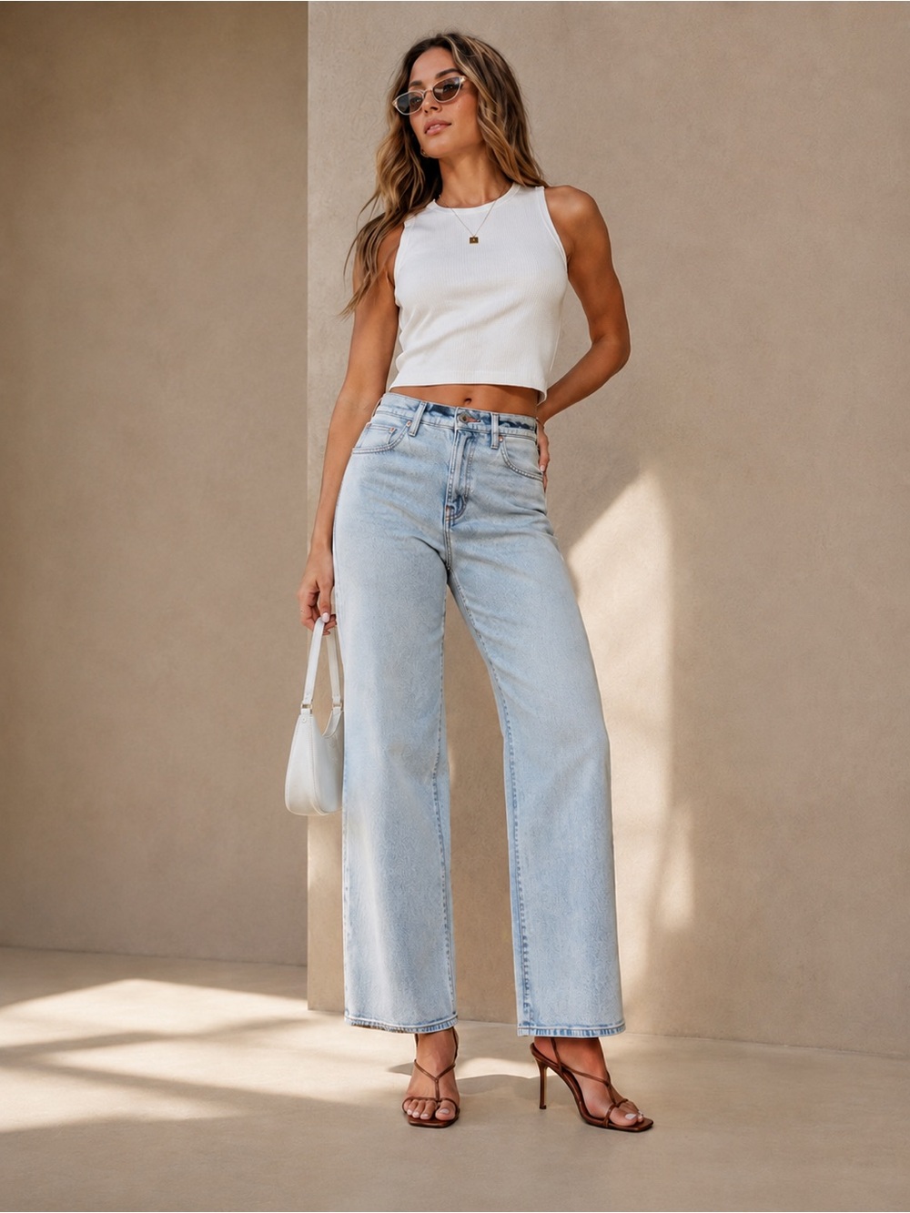 Hudson NWT Rosalie Wide Leg Jeans in Matilda Light Wash, Size 27